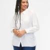 Zizzi Viscose Shirt With Ruffle Detail