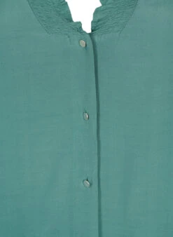 Zizzi Long-sleeved Shirt Blouse In Viscose -Chic Soldes X96212A 0826 Details1