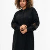 Zizzi Viscose Dress With Crochet Details -Chic Soldes X96219C 0199 ModelFront