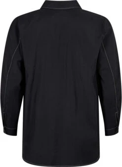 Zizzi Shirt With Contrast Stitching -Chic Soldes X96244A 0199 Back