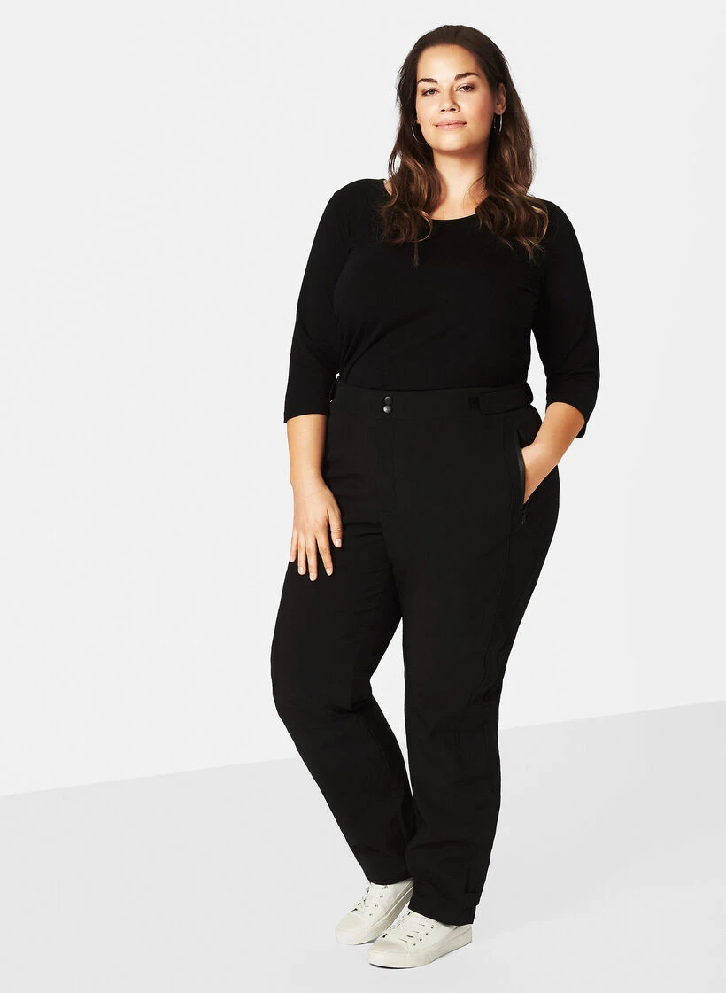 Zizzi Softshell Trousers With Adjustable Velcro 5 Zizzi Softshell Trousers With Adjustable Velcro – Image 3