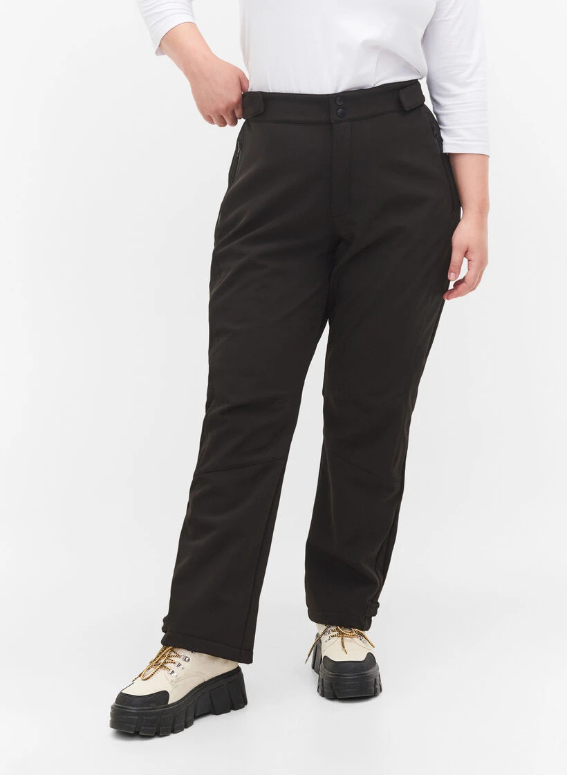 Zizzi Softshell Trousers With Adjustable Velcro 4 Zizzi Softshell Trousers With Adjustable Velcro – Image 2