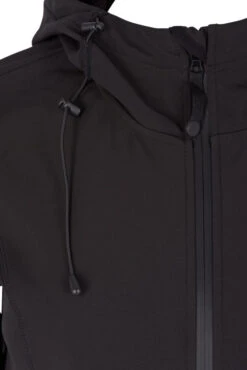 Zizzi Short, Hooded Softshell Jacket 20 Zizzi Short, Hooded Softshell Jacket -Chic Soldes Z92383J 0199 Details1