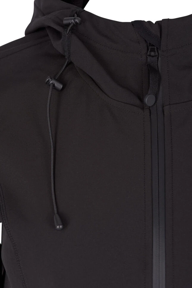 Zizzi Short, Hooded Softshell Jacket 11 Zizzi Short, Hooded Softshell Jacket – Image 9