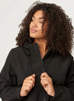 Zizzi Short, Hooded Softshell Jacket 16 Zizzi Short, Hooded Softshell Jacket -Chic Soldes Z92383J 0199 ModelDetail2