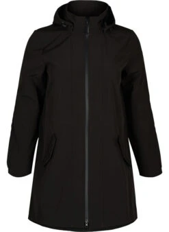 Zizzi Hooded Softshell Jacket -Chic Soldes Z99441A 0199 Front